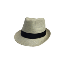 Load image into Gallery viewer, Straw Fedora Hat