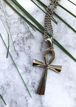 Load image into Gallery viewer, Unisex Ankh Life Symbol Stainless Steel Necklace
