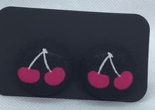 Load image into Gallery viewer, Fabric Stud Earrings