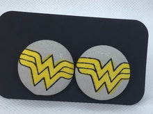 Load image into Gallery viewer, Fabric Stud Earrings