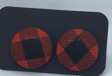 Load image into Gallery viewer, Fabric Stud Earrings
