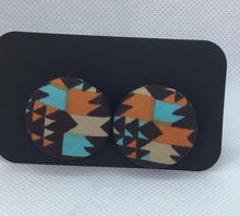 Load image into Gallery viewer, Fabric Stud Earrings