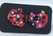 Load image into Gallery viewer, Fabric Stud Earrings
