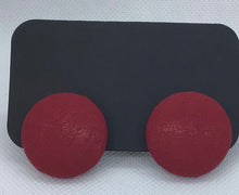 Load image into Gallery viewer, Fabric Stud Earrings