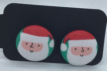 Load image into Gallery viewer, Fabric Stud Earrings
