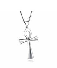 Load image into Gallery viewer, Unisex Ankh Life Symbol Stainless Steel Necklace