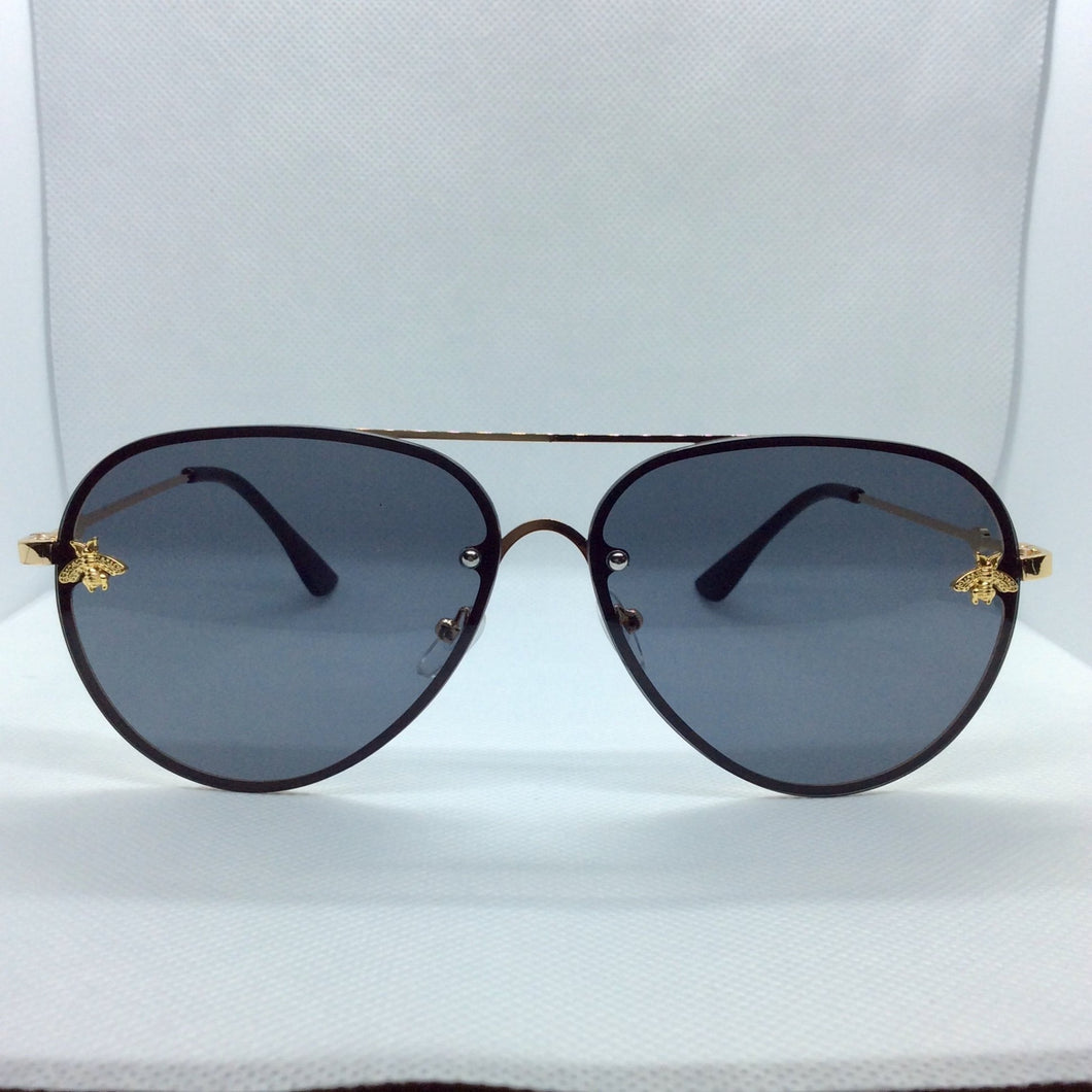 “Queen Bee” Aviator sunglasses