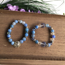 Load image into Gallery viewer, Blue Skies bracelet set
