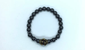 Crown Bead Bracelet