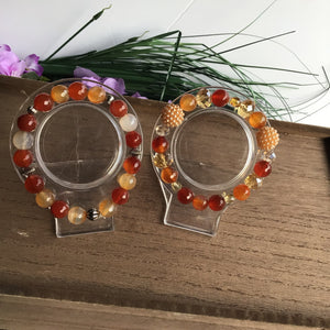 Carnelian bracelet set