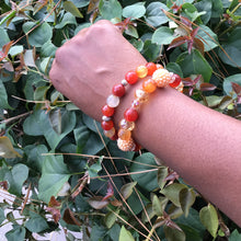 Load image into Gallery viewer, Carnelian bracelet set
