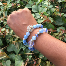 Load image into Gallery viewer, Blue Skies bracelet set
