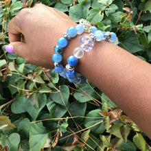 Load image into Gallery viewer, Blue Skies bracelet set
