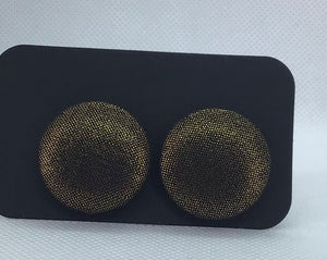 Fabric Stud Earrings