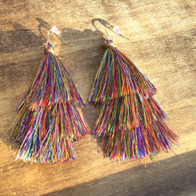 Load image into Gallery viewer, Boho style tassel earrings
