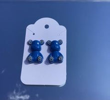 Load image into Gallery viewer, Rhinestone CZ Teddy Bear Stud Earrings
