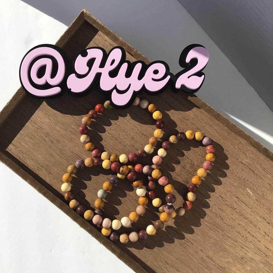 Mookaite bracelet