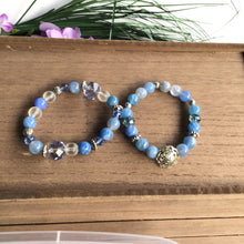 Load image into Gallery viewer, Blue Skies bracelet set
