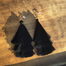 Load image into Gallery viewer, Boho style tassel earrings
