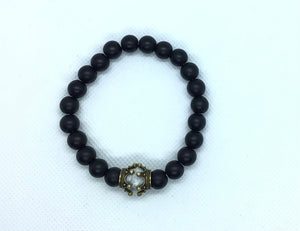 Crown Bead Bracelet