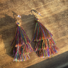 Load image into Gallery viewer, Boho style tassel earrings
