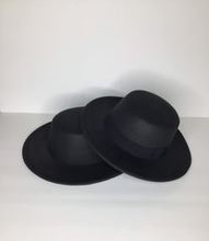 Load image into Gallery viewer, Classic Unisex Flat Top Wide Brim Hat
