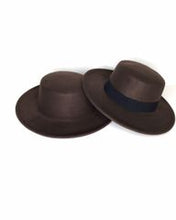 Load image into Gallery viewer, Classic Unisex Flat Top Wide Brim Hat
