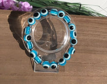 Load image into Gallery viewer, Evil Eye beaded bracelet
