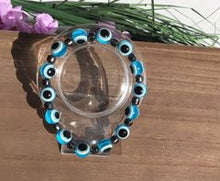 Load image into Gallery viewer, Evil Eye beaded bracelet
