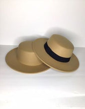 Load image into Gallery viewer, Classic Unisex Flat Top Wide Brim Hat
